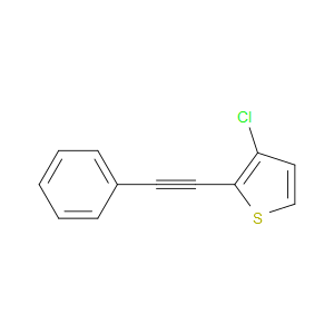Thiophene, 3-chloro-2-(2-phenylethynyl)-