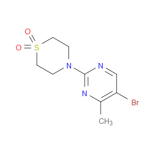 Thiomorpholine, 4-(5-bromo-4-methyl-2-pyrimidinyl)-, 1,1-dioxide