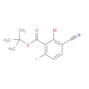 tert-butyl 2-bromo-3-cyano-6-fluorobenzoate