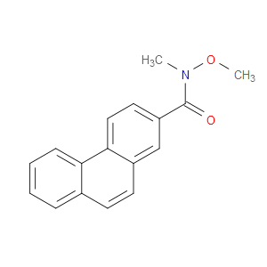 N-Methoxy-N-methyl-2-phenanthrenecarboxamide