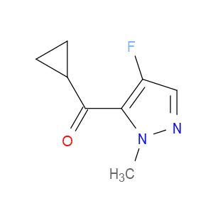 Cyclopropyl(4-fluoro-1-methyl-1H-pyrazol-5-yl)methanone