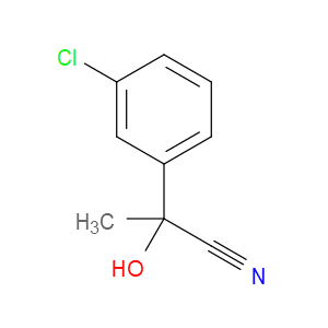 3-Chloro-α-hydroxy-α-methylbenzeneacetonitrile