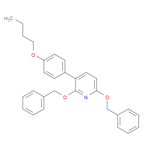 Pyridine, 3-(4-butoxyphenyl)-2,6-bis(phenylmethoxy)-