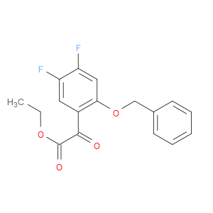 ethyl 2-(2-(benzyloxy)-4,5-difluorophenyl)-2-oxoacetate