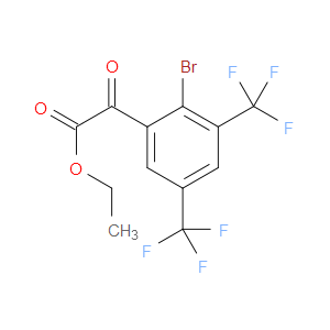 ethyl 2-(2-bromo-3,5-bis(trifluoromethyl)phenyl)-2-oxoacetate