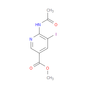 methyl 6-acetamido-5-iodonicotinate