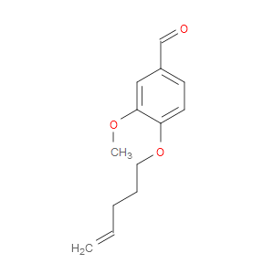 Benzaldehyde, 3-methoxy-4-(4-penten-1-yloxy)-