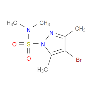 4-bromo-N,N,3,5-tetramethyl-1H-pyrazole-1-sulfonamide