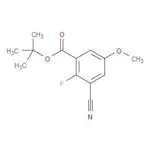 tert-butyl 3-cyano-2-fluoro-5-methoxybenzoate