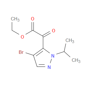 ethyl 2-(4-bromo-1-isopropyl-1H-pyrazol-5-yl)-2-oxoacetate