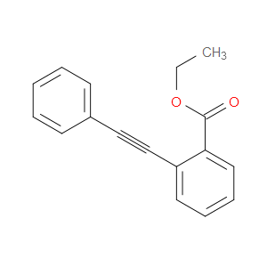 Benzoic acid, 2-(2-phenylethynyl)-, ethyl ester