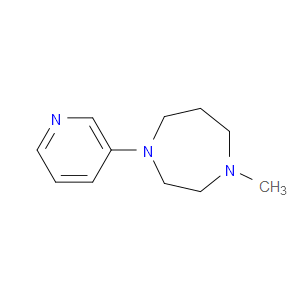 Hexahydro-1-methyl-4-(3-pyridinyl)-1H-1,4-diazepine