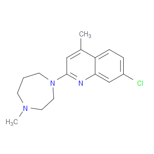 7-Chloro-2-(hexahydro-4-methyl-1H-1,4-diazepin-1-yl)-4-methylquinoline