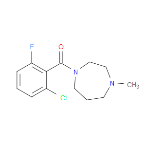 (2-Chloro-6-fluorophenyl)(hexahydro-4-methyl-1H-1,4-diazepin-1-yl)methanone