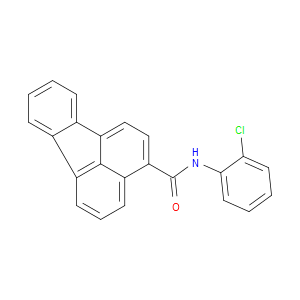N-(2-Chlorophenyl)-3-fluoranthenecarboxamide