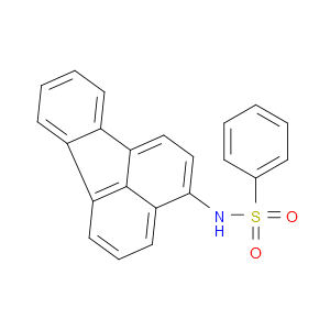 N-3-Fluoranthenylbenzenesulfonamide
