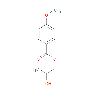 Benzoic acid, 4-methoxy-, 2-hydroxypropyl ester