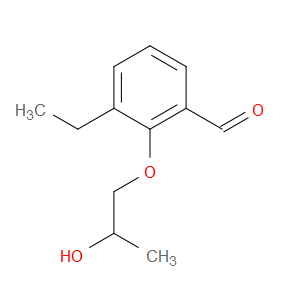 3-Ethyl-2-(2-hydroxypropoxy)benzaldehyde