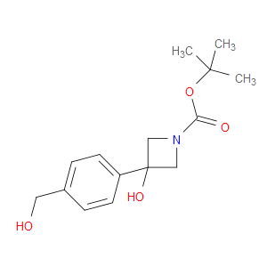 tert-butyl 3-hydroxy-3-(4-(hydroxymethyl)phenyl)azetidine-1-carboxylate