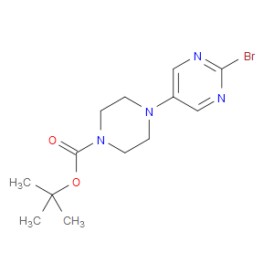 tert-butyl 4-(2-bromopyrimidin-5-yl)piperazine-1-carboxylate