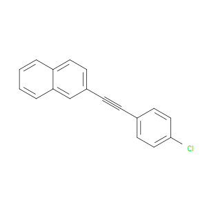 2-((4-chlorophenyl)ethynyl)naphthalene