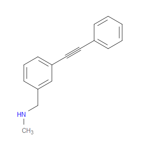 N-methyl-1-(3-(phenylethynyl)phenyl)methanamine