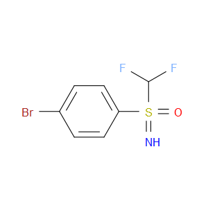 S-(4-Bromophenyl)-S-(difluoromethyl)sulfoximine