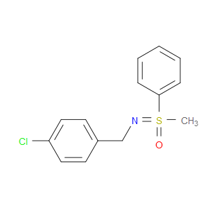 4-Chloro-N-(methyloxidophenyl-λ4-sulfanylidene)benzenemethanamine