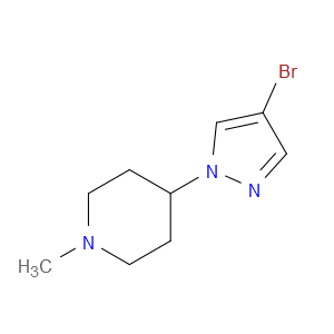 4-(4-Bromo-1H-pyrazol-1-yl)-1-methylpiperidine