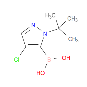 (1-(tert-butyl)-4-chloro-1H-pyrazol-5-yl)boronic acid