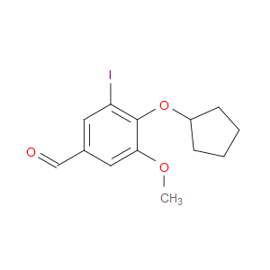 4-(Cyclopentyloxy)-3-iodo-5-methoxybenzaldehyde