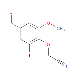 2-(4-Formyl-2-iodo-6-methoxyphenoxy)acetonitrile
