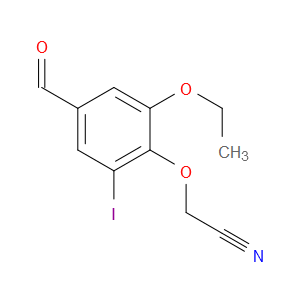 2-(2-Ethoxy-4-formyl-6-iodophenoxy)acetonitrile