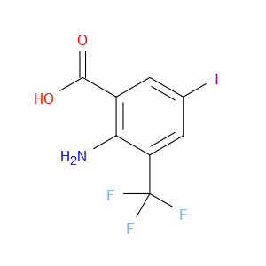 Benzoic acid, 2-amino-5-iodo-3-(trifluoromethyl)-