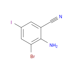 2-Amino-3-bromo-5-iodobenzonitrile
