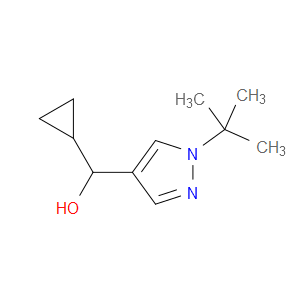 α-Cyclopropyl-1-(1,1-dimethylethyl)-1H-pyrazole-4-methanol