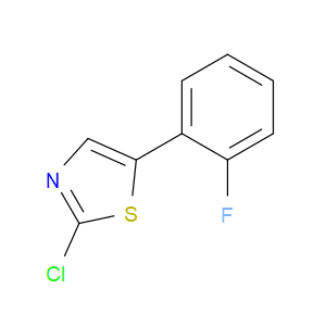 Thiazole, 2-chloro-5-(2-fluorophenyl)-