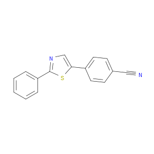 4-(2-Phenyl-5-thiazolyl)benzonitrile