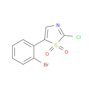 Thiazole, 5-(2-bromophenyl)-2-chloro-, 1,1-dioxide