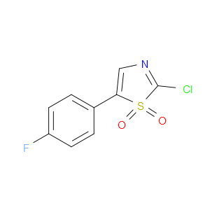 Thiazole, 2-chloro-5-(4-fluorophenyl)-, 1,1-dioxide