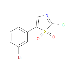 Thiazole, 5-(3-bromophenyl)-2-chloro-, 1,1-dioxide