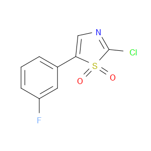 Thiazole, 2-chloro-5-(3-fluorophenyl)-, 1,1-dioxide
