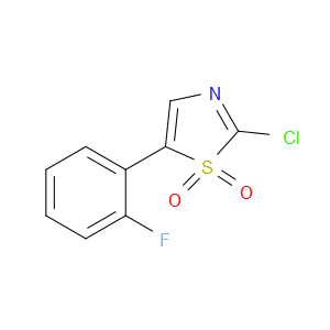 Thiazole, 2-chloro-5-(2-fluorophenyl)-, 1,1-dioxide