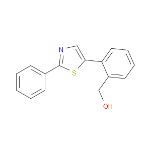 2-(2-Phenyl-5-thiazolyl)benzenemethanol