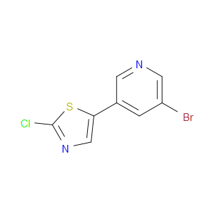3-Bromo-5-(2-chloro-5-thiazolyl)pyridine