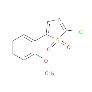 Thiazole, 2-chloro-5-(2-methoxyphenyl)-, 1,1-dioxide