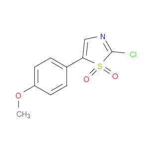 Thiazole, 2-chloro-5-(4-methoxyphenyl)-, 1,1-dioxide