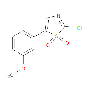 Thiazole, 2-chloro-5-(3-methoxyphenyl)-, 1,1-dioxide