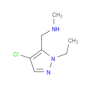 4-Chloro-1-ethyl-N-methyl-1H-pyrazole-5-methanamine