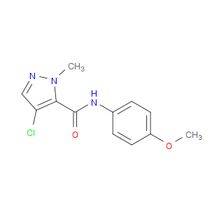 4-Chloro-N-(4-methoxyphenyl)-1-methyl-1H-pyrazole-5-carboxamide